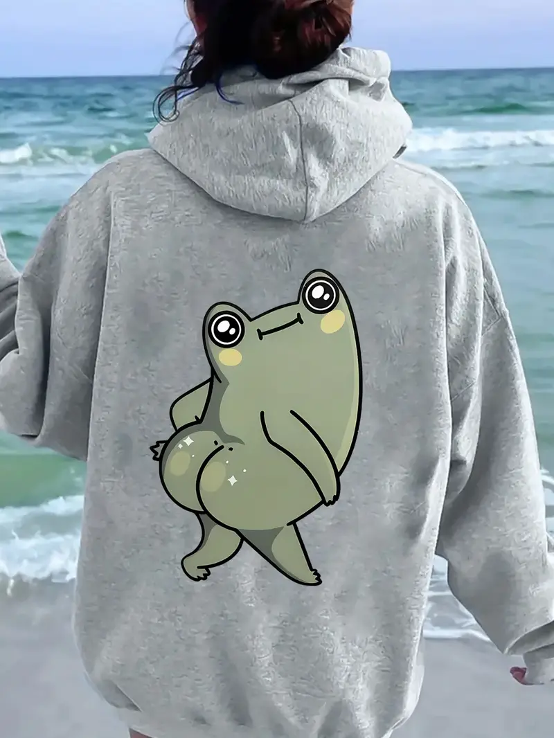 Moletom com estampa de sapinho