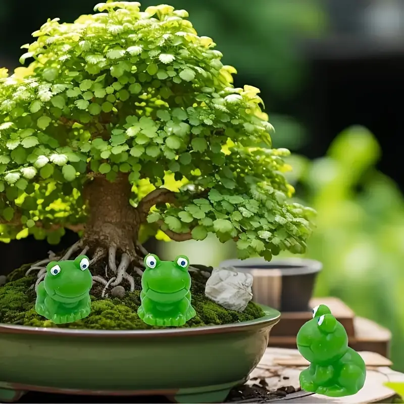 100 peças de sapo verde