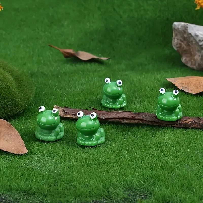 100 peças de sapo verde
