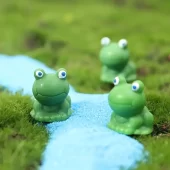 100 peças de sapo verde