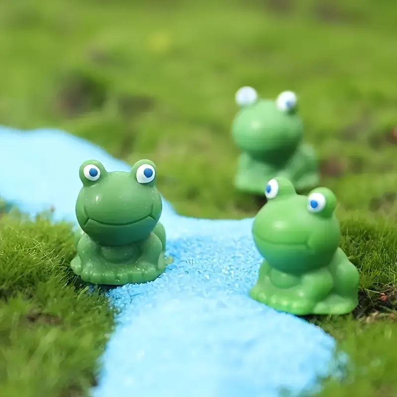100 peças de sapo verde