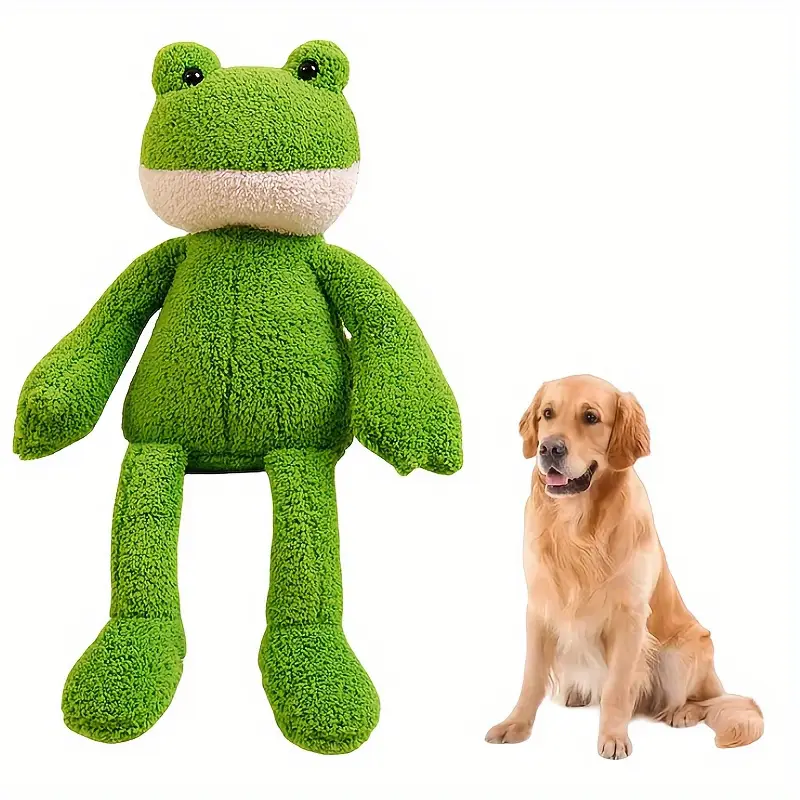 Sapo de pelúcia para cães