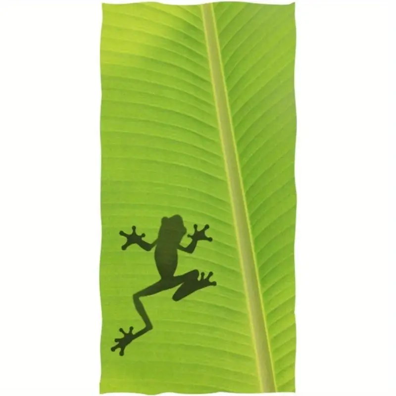 Toalha de mão decorativa de sapo
