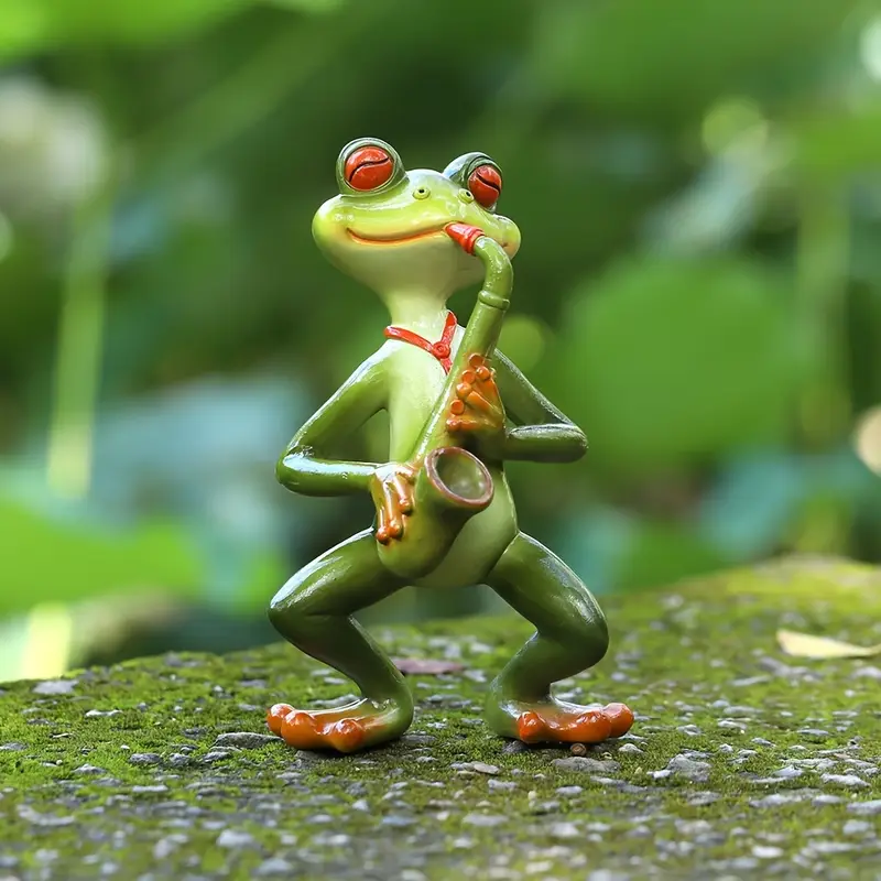 Enfeites de sapo em estilo pastoral europeu